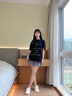 ZUOSAISI品牌小白鞋女厚底真皮百搭休閑鞋女2025秋季新品女鞋輕便鞋子女 米杏色 34 曬單實拍圖