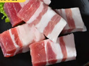 京東跑山豬去皮五花肉塊凈重4斤 烤肉炒菜食材 新鮮速凍 紅燒肉原料 曬單實(shí)拍圖
