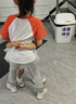 笛莎（DEESHA）笛莎童裝女童休閑褲2024夏季女童腳口花邊喇叭打底褲 曬單實(shí)拍圖