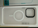 邦克仕（Benks）蘋果15ProMax手機保護殼 iPhone15promax防摔磁吸殼 輕砂耐磨男女通用款保護套不沾指紋 白 曬單實拍圖