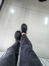 ZHR英倫單鞋女經(jīng)典黑色通勤樂福鞋女百搭粗跟女鞋 AY186 黑色 37  曬單實(shí)拍圖