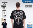 BOY LONDON潮牌短袖秋季男女同款燙鉆銀幣黑色時(shí)尚T恤N01002 黑色 M 曬單實(shí)拍圖