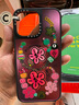 CASETIFY Rich Flower 有錢花系列 好運連連 適用于iPhone15/16 Pro/Max手機(jī)保護(hù)殼 鏡面黑框Magsafe iPhone 16 Pro Max 曬單實拍圖