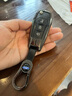 迪西尼適用15-19款長(cháng)安福特福睿斯鑰匙套老款13款蒙迪歐新翼博金屬鎖匙 (槍殼黑皮)全包+金屬扣 曬單實(shí)拍圖