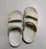 凡小如踩屎感軟底涼鞋女外穿女士一字帶涼鞋運(yùn)動(dòng)涼拖鞋EVA厚底女士拖鞋 米色37-38 曬單實(shí)拍圖