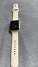 Apple/蘋果 Watch SE 智能手表GPS+蜂窩款44毫米星光色鋁金屬表殼星光色運動型表帶S/M MXJ13CH/B 曬單實拍圖