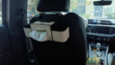 車載多功能收納盒椅背置物架汽車水杯架座椅后背排儲物盒車內掛鉤 白色1個-升級版（一體手機支架） 曬單實拍圖