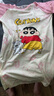 FANCYCHIC兒童睡衣女童短袖短褲春夏裝中大童公主寶寶家居服睡裙 【睡裙】蠟筆小新 165 S 建議：145-155cm 曬單實(shí)拍圖