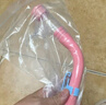 匹克浮潛兩件套潛水裝備兒童男女潛水面罩全濕式呼吸管高透光泳鏡粉綠 曬單實(shí)拍圖