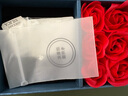 中國黃金（CHINA GOLD）一吻定情足銀戒指女托帕石求婚鉆戒七夕情人節(jié)禮物送女友老婆生日 一吻定情戒指-托帕石-玫瑰禮盒 曬單實拍圖