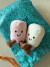 Jellycat趣味粉白色棉花糖食物毛絨玩偶安撫玩偶抱枕公仔送禮生日新婚禮物 趣味粉白色棉花糖 One Size 曬單實(shí)拍圖