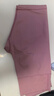 無印良品（MUJI）Walker 女式 易干 半長收腿褲 BIG04A3S 打底褲 煙熏粉色 XL 曬單實拍圖
