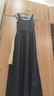 UR2025夏季新款女裝拼接假兩件撞色無(wú)袖連衣裙UWM750057 寶藍 XS 曬單實(shí)拍圖