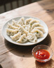 必品閣王水餃玉米豬肉味1375g 55只 家庭量販裝 早餐夜宵速凍餃子 曬單實拍圖