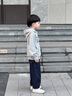 Gap男女童2025秋季新款Logo膠印抓絨套頭連帽衫兒童裝衛(wèi)衣829299 淺灰色 120 cm(6-7歲) 亞洲尺碼 曬單實拍圖