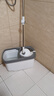 大衛(wèi)旋轉(zhuǎn)拖把36cm桿伸縮99-127cm 2頭加厚拖布  D10雙驅(qū)動免手洗 曬單實(shí)拍圖