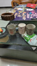 和風四季日式釉下彩陶瓷杯直口水杯家用杯子釉下彩茶杯熱水杯飲料杯擺臺杯 （花蔓草）直口杯（單個）150ml 曬單實拍圖