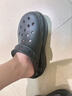 卡駱馳（crocs）經(jīng)典光輪Clog男女一腳蹬沙灘鞋 CR207988-001 35 曬單實(shí)拍圖