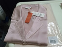 金三塔睡衣女真絲桑蠶絲素色簡約可外穿簡奢家居服 曬單實拍圖