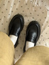 馬?。―R.MARTENS）Penton英倫男女夏季舒適一腳蹬光面皮黑色樂(lè)福皮鞋 黑色 36 曬單實(shí)拍圖