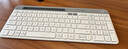 羅技（Logitech）時尚系列 K580 鍵盤 藍牙鍵盤 辦公鍵盤 無線鍵盤 便攜超薄鍵盤 筆記本鍵盤 平板鍵盤 芍藥白 曬單實拍圖