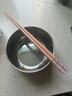美廚（maxcook）316不銹鋼碗 湯碗雙層隔熱 飯碗餐具面碗13cm 藕粉色MCWA6506 曬單實(shí)拍圖