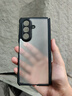 訊迪【鏡頭全包】適用三星zfold7手機殼zflip7折疊屏殼Galaxy z flip7 FE氣囊防摔保護套透明保護殼 三星Z Fold7【磨砂黑·基礎款】雙屏疊合角保護 SGS防摔認證·強抗指紋油 曬單實拍圖