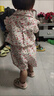 G.DUCKKIDS小黃鴨童裝女童夏季碎花套裝中小童網(wǎng)紅薄款夏季短袖女寶寶短褲 飛袖碎花襯衫套裝 90 (建議80-90cm 1-2周歲） 曬單實(shí)拍圖