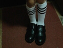 回力男童皮鞋校園演出鞋休閑百搭小紳士英倫禮儀兒童鞋0052黑色35 曬單實拍圖