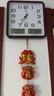 北極星（POLARIS）掛鐘萬(wàn)年歷溫濕度計(jì)客廳日歷掛表鐘表夜光石英鐘36*35cm 曬單實(shí)拍圖
