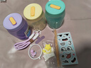特百惠（Tupperware）吸吸罐外帶密封圓罐咖啡杯吸管杯學(xué)生便攜防漏塑料水杯子七夕送禮 奶油黃550ml 曬單實(shí)拍圖