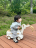 躍展京都兒童挖機扭扭車1-3歲三合一寶寶挖掘機可坐搖搖馬滑滑車多功能 棕色【聲光音樂款】隱藏儲物箱 曬單實拍圖