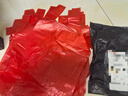 京東物流 全新家用紅色塑料袋大號批發(fā)加厚專用袋拉圾袋無毒廚房 中厚24*34 紅色 50個 曬單實拍圖