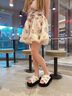 妙麗女鞋2025夏季新款時尚水鉆外穿涼拖鞋女厚底百搭配裙子一字拖 米白色 37 曬單實拍圖