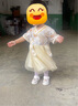 漢宮優(yōu)品女寶寶裙子夏季短袖兒童連衣裙中國風(fēng)超仙紗裙薄款公主裙 精衛(wèi)填海 90 曬單實(shí)拍圖