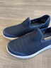 斯凱奇（Skechers）男鞋夏季大網(wǎng)眼一腳蹬健步鞋透氣軟底休閑運動鞋216700 海軍藍色/NVY 42.5 曬單實拍圖