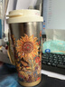 MOMOCONCEPTGB輕奢品牌純鈦咖啡杯隨手保溫杯高顏值情侶辦公戶外旅行專 向日葵鈦杯 曬單實拍圖