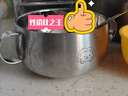 COOKSS嬰兒輔食碗新生兒研磨碗316不銹鋼寶寶吸盤碗吃米粉喂水餐具 曬單實(shí)拍圖