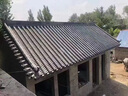 水泥仿古一體瓦屋面連體瓦中式古建四合院屋頂瓦徽派連體瓦小青瓦 曬單實(shí)拍圖