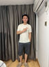 天蠶80S天絲莫代爾睡衣男士短袖短褲夏季薄款冰絲夏天套頭家居服 曬單實(shí)拍圖