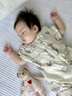 AILUKI日本春秋嬰兒睡袋寶寶四季通用兒童睡衣夏季紗布分腿防踢被 云間星旅-竹棉短袖【推薦室溫26℃以上】 （適合身高60-80cm）S碼 曬單實(shí)拍圖