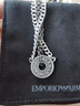 阿瑪尼（Emporio Armani）男士項鏈LOGO系列雙鏈圓環(huán)百搭復(fù)古輕奢項鏈生日禮物送男友 雙鏈logoEGS3093040 曬單實拍圖