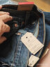 Levi's李維斯25年新款男士美式復古Clean Fit578闊腿直筒牛仔褲 藏青色 34 (32) 曬單實拍圖