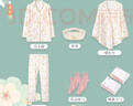 eoodoo月子服套裝禮盒送孕婦產(chǎn)前后禮物秋冬哺乳衣家居服母嬰用品 M 曬單實(shí)拍圖
