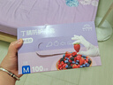 英科醫(yī)療（INTCO）一次性手套丁腈手套中碼100只加厚耐用丁晴白色食品級橡膠手套 曬單實拍圖