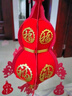 OEIN端午節(jié)裝飾五月節(jié)葫蘆燈籠手工宮燈場(chǎng)景布置掛件客廳商場(chǎng)福字陽(yáng)臺(tái) 大號(hào) 直徑約32厘米 高約71厘米 無(wú)紡布葫蘆4個(gè)裝 曬單實(shí)拍圖