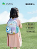 SHUKIKU樂兜兜兒童公仔雙肩包幼兒園書包小學(xué)生防潑水背包 海鹽茄紫 S+ 曬單實(shí)拍圖