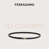 菲拉格慕（Ferragamo）女士黑色GANCINI腰帶 0675180_C  _ 75 禮物送女友 曬單實(shí)拍圖