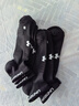 安德瑪（Under Armour）襪子夏季【6雙】籃羽毛球運(yùn)動襪男女跑步船襪薄款防臭毛巾短棉襪 曬單實(shí)拍圖