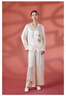 金三塔真絲睡衣重磅桑蠶絲敦煌聯(lián)名印花情侶睡衣家居服情人節(jié)禮物 女士-沙金色2407 M 曬單實(shí)拍圖